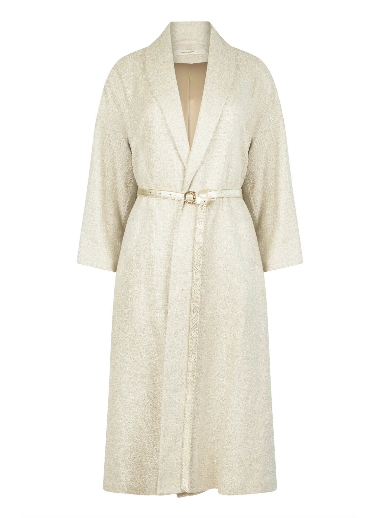 Cream coat store dress