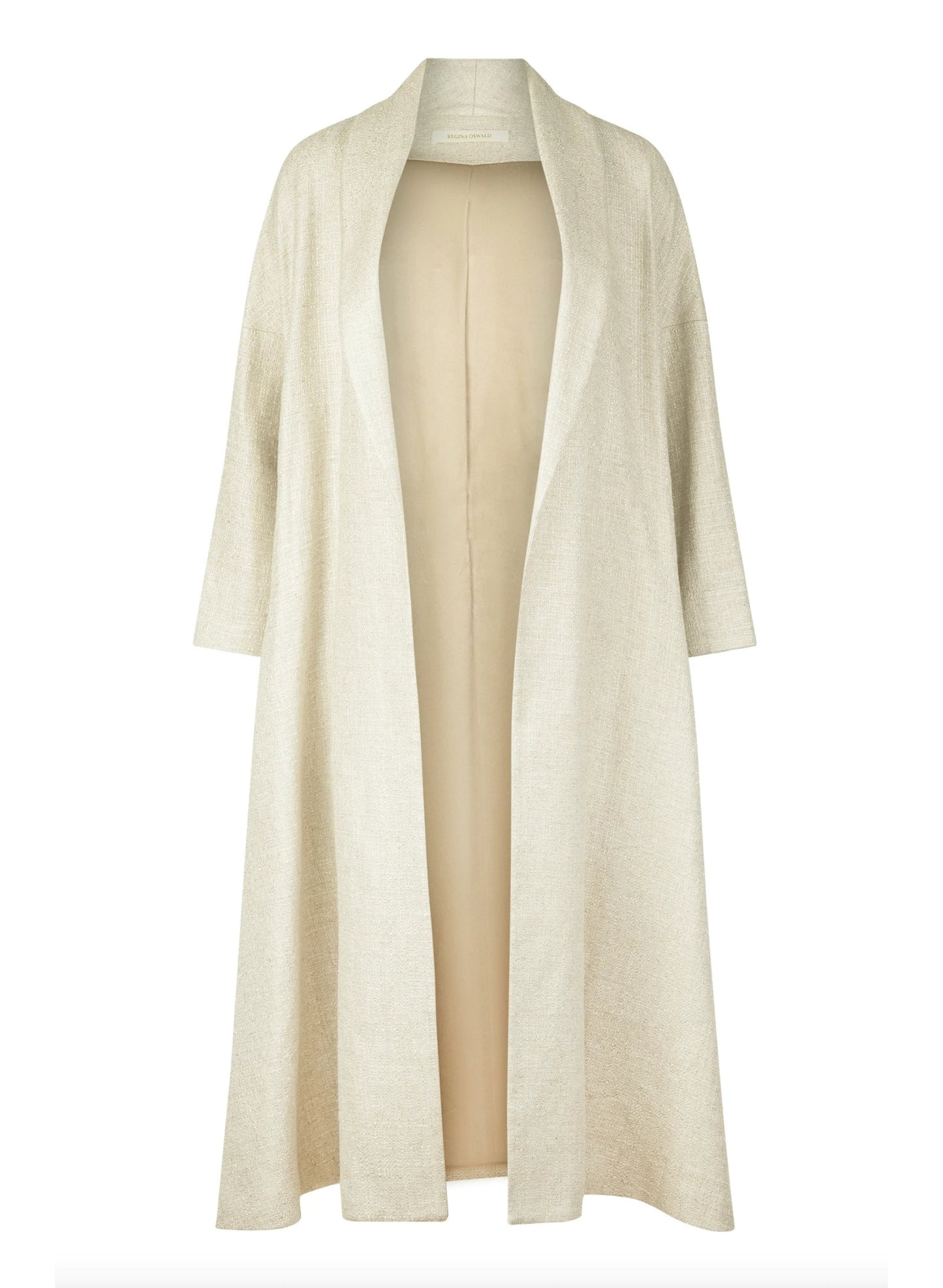 Santa Barbara Linen Tweed Coat Dress